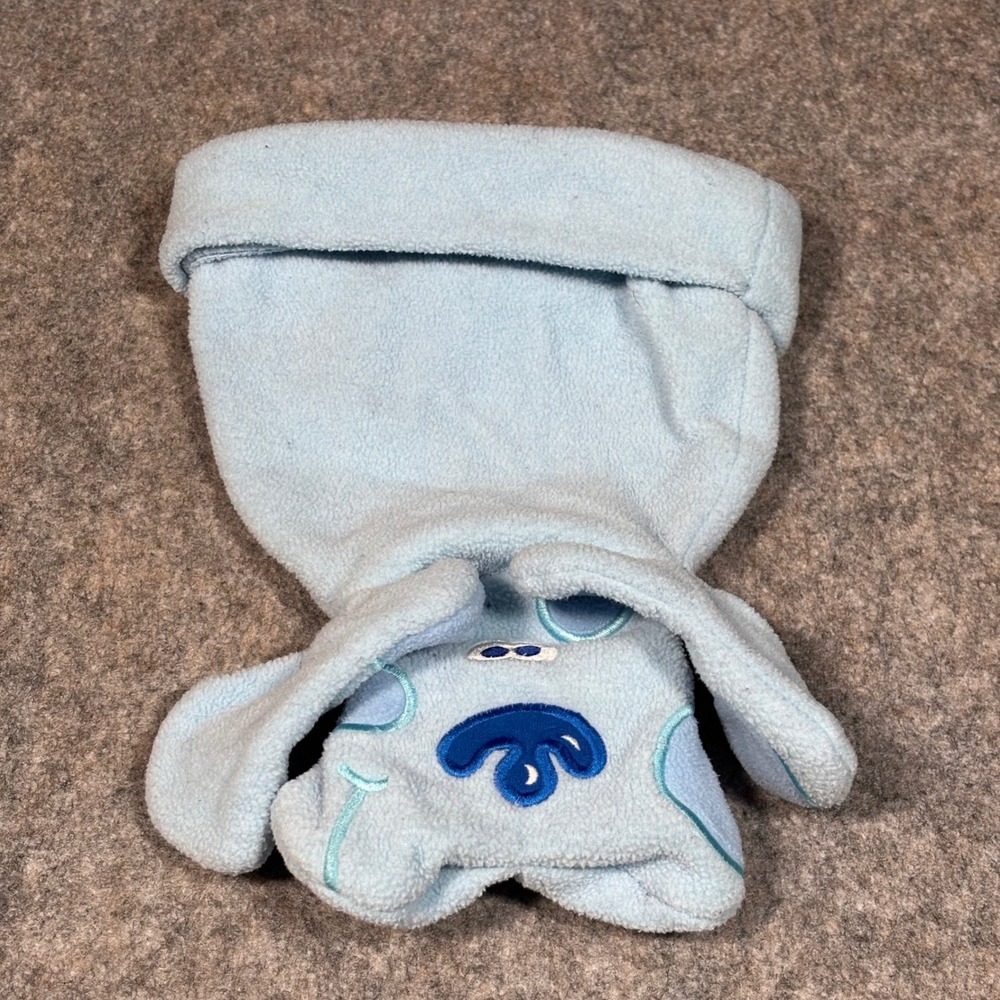Nick Jr Blues Clues Fleece Beanie Hat Kids Blue Excellent‎ Floppy Ears Vintage - Picture 3 of 9